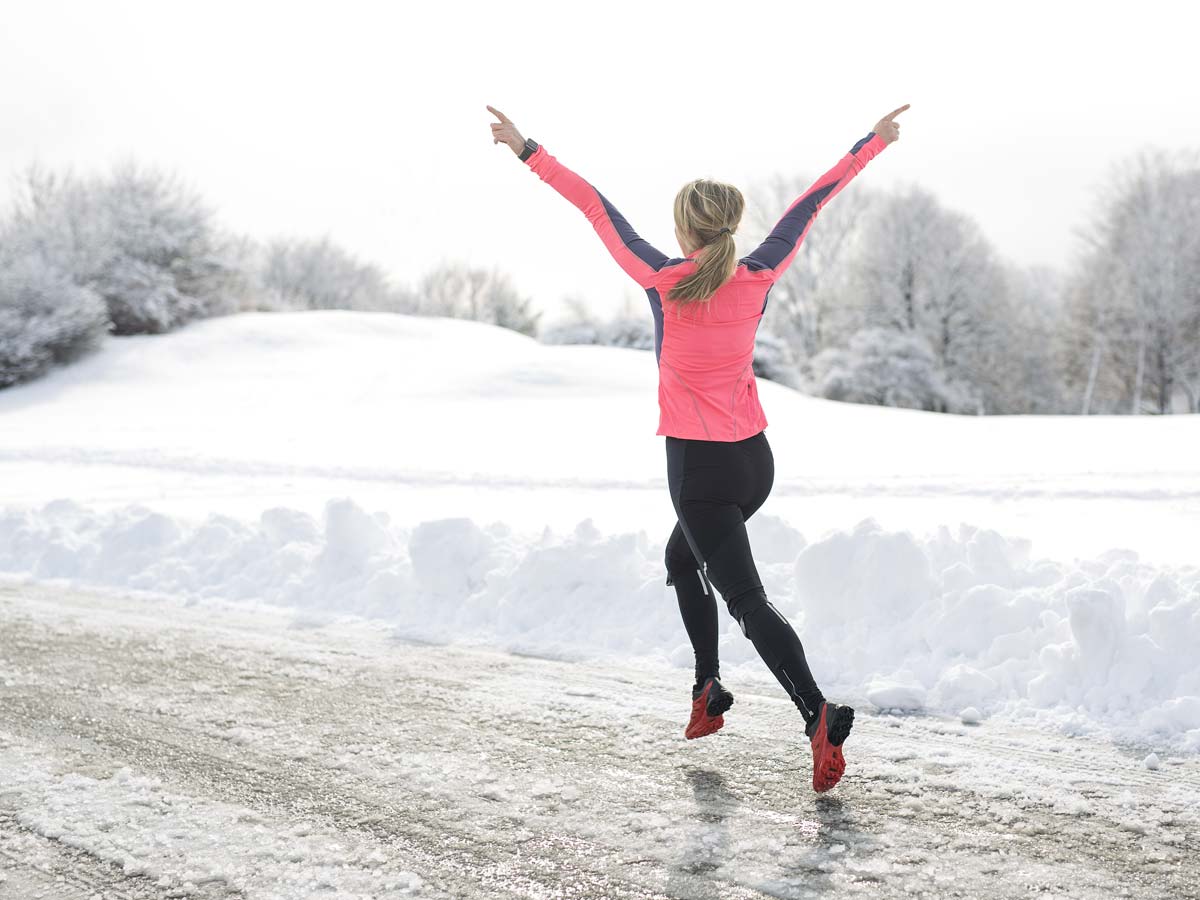 How to safely go running during winter in Quebec